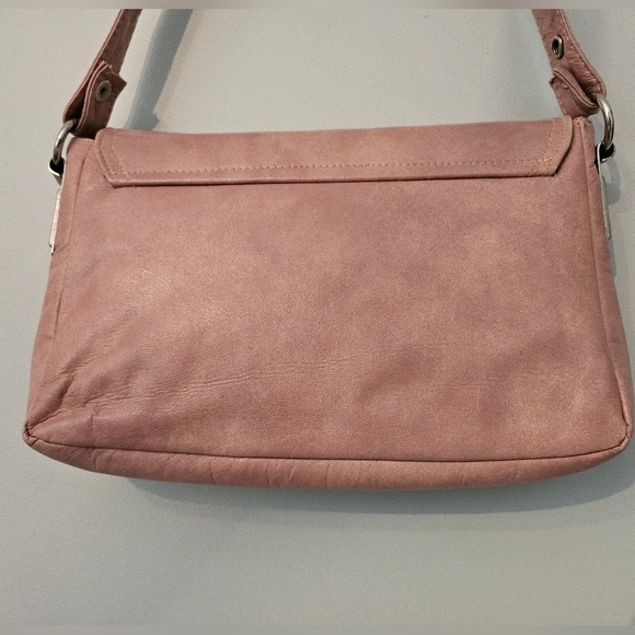 Vintage Stone Pink & Silver Cabrelli Shoulder Bag | Size OS - Picture 7 of 11